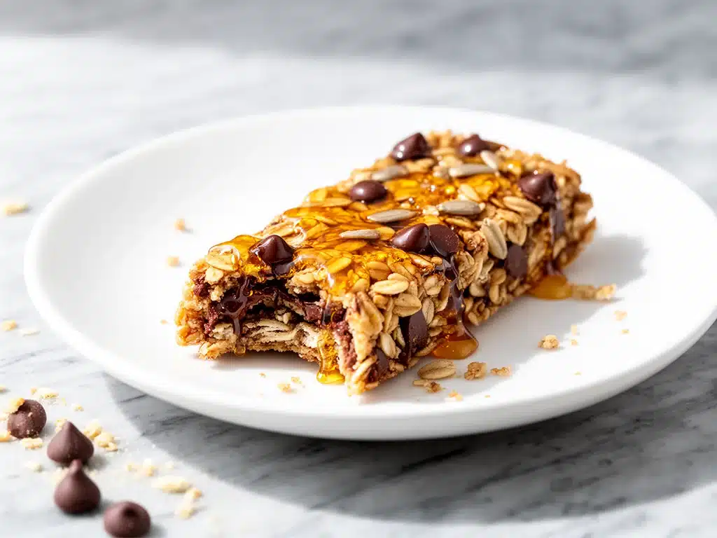 after school chewy honey granola bars - featured image