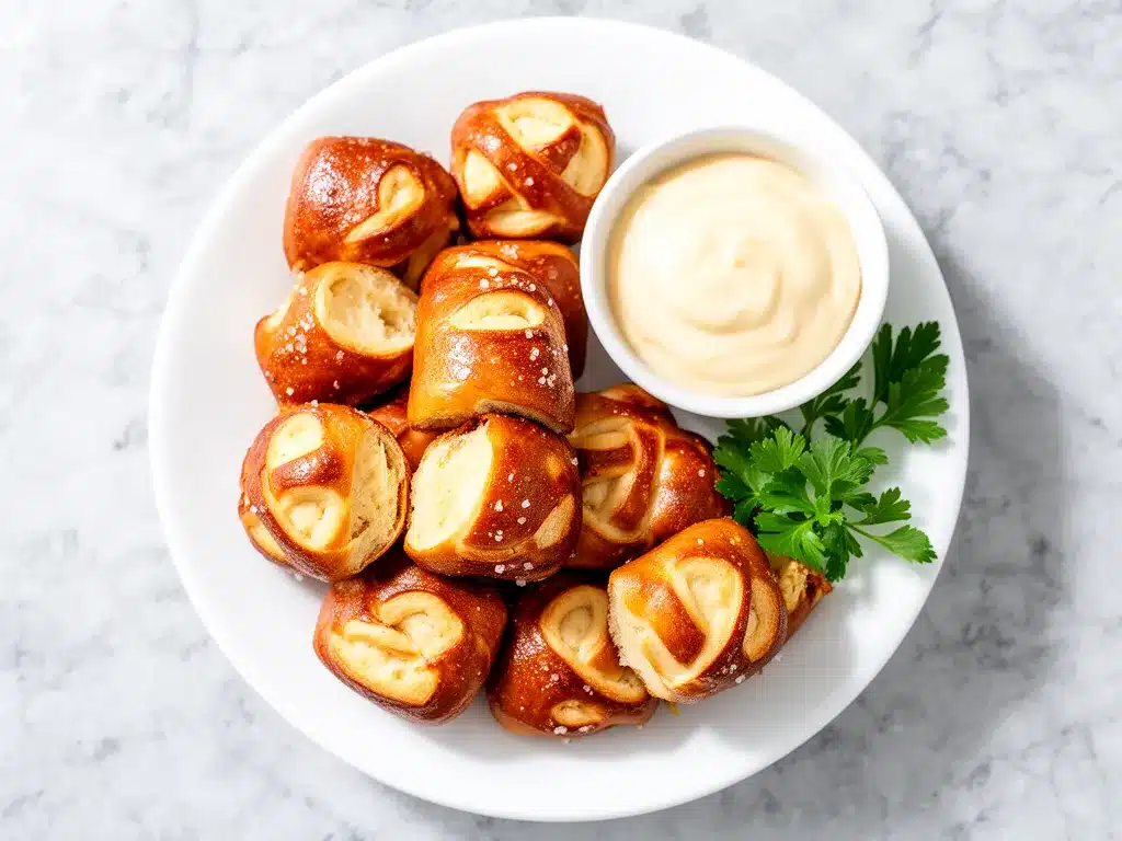 After School Soft Pretzel Bites Recipe with Easy Creamy Cheese Dip for Busy Weeknights 4 after school soft pretzel bites preparation steps