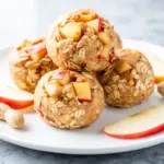 apple peanut butter energy bites - featured image