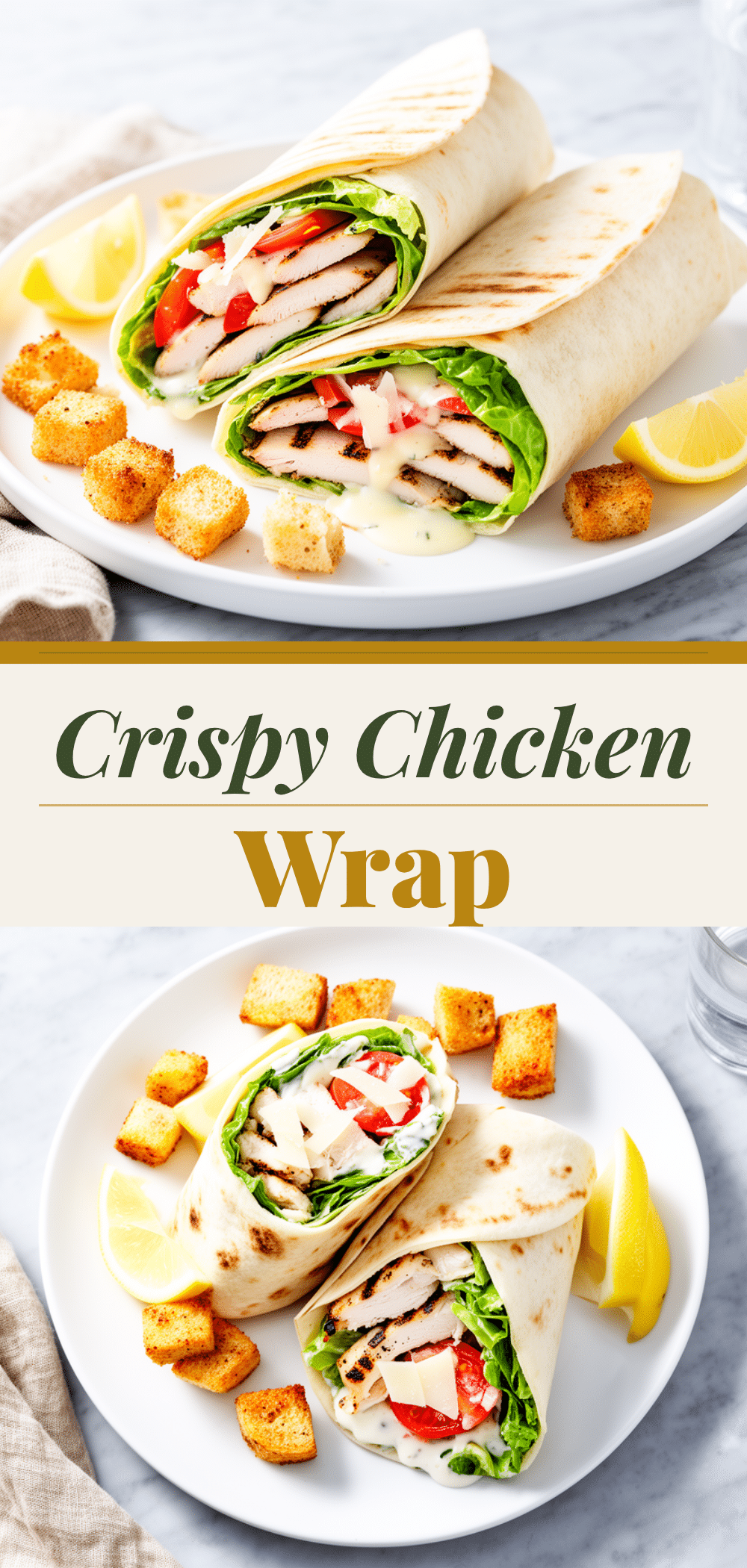 Back to School Chicken Caesar Wrap Recipe Easy Make-Ahead Lunch Ideas 5 Back to School Chicken Caesar Wrap recipe
