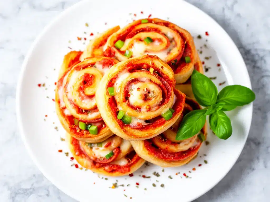 Back to School Lunchbox Pizza Pinwheels Easy Recipe with Simple Ingredients 4 Back to School Lunchbox Pizza Pinwheels preparation steps