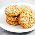 banana oatmeal breakfast cookies - featured image