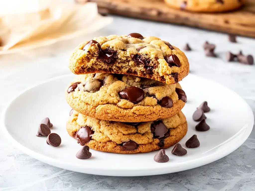 brown butter chocolate chip cookies - featured image