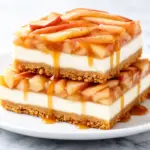 caramel apple cheesecake bars - featured image