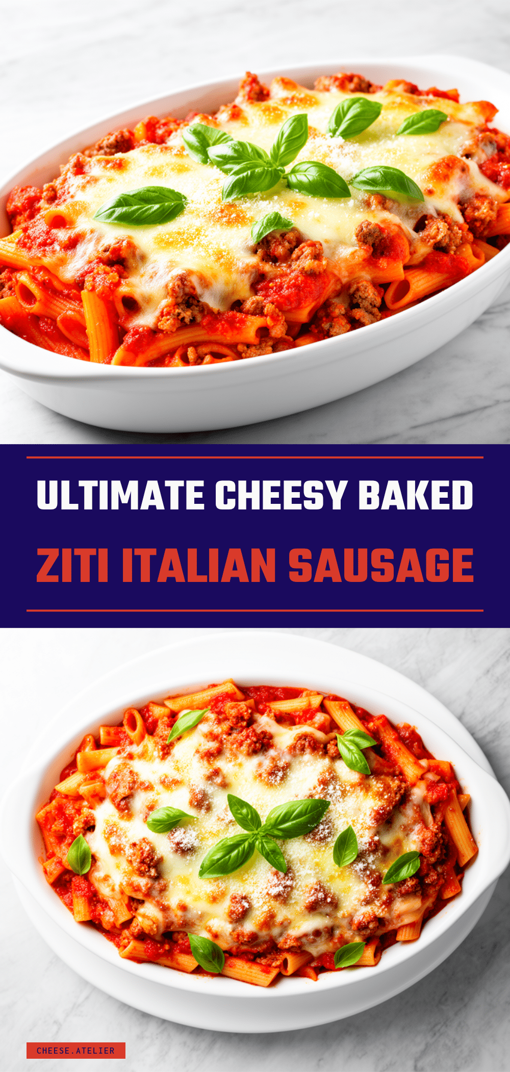 Cheesy Baked Ziti with Italian Sausage: Easy Family Dinner 5 cheesy baked ziti with italian sausage recipe