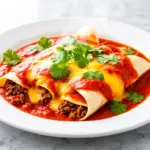 cheesy beef enchiladas - featured image