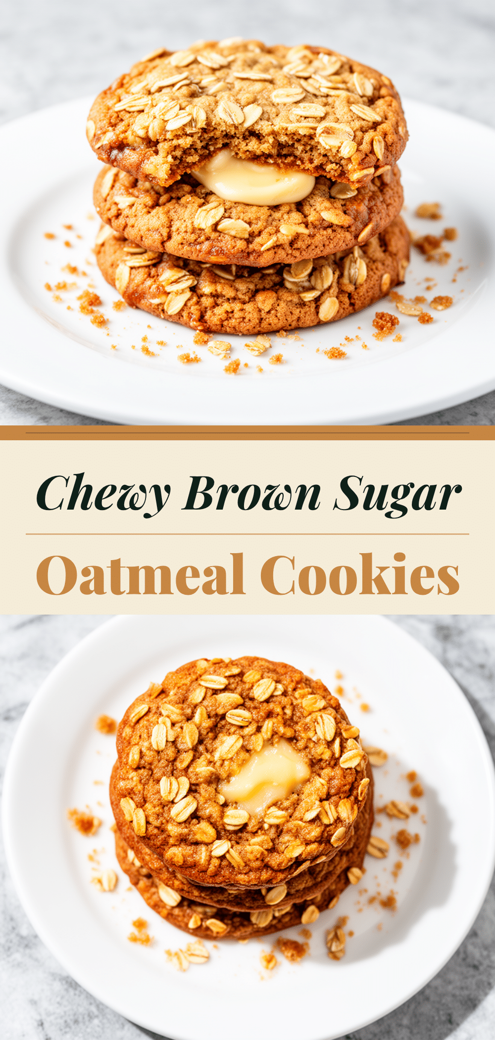 Chewy Brown Sugar Oatmeal Cookies Recipe Easy Soft Buttery Centers 5 chewy brown sugar oatmeal cookies recipe