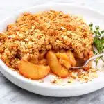 cinnamon apple crisp - featured image