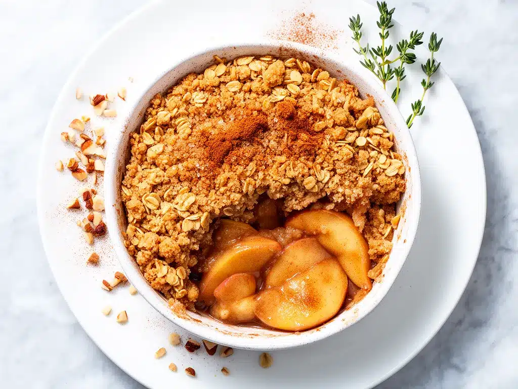 Cinnamon Apple Crisp Recipe with Buttery Oat Crumble Your Family Will Love 4 cinnamon apple crisp preparation steps