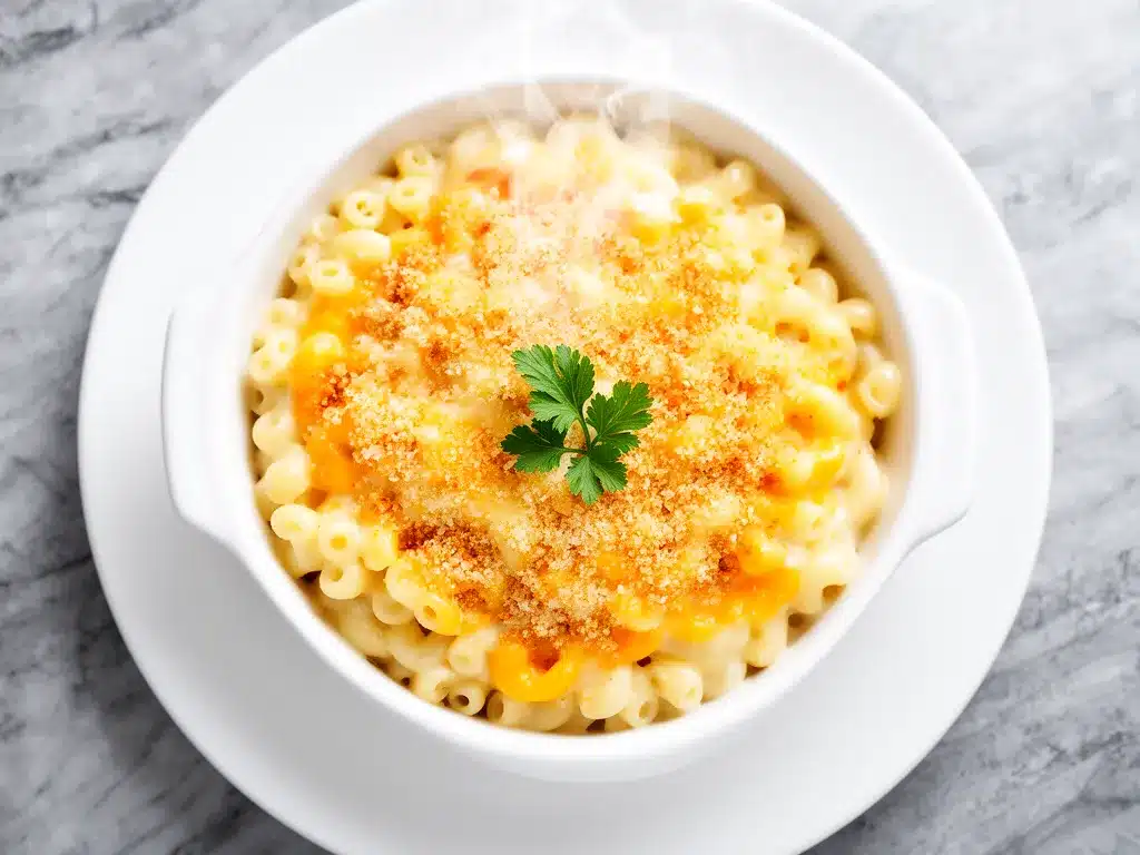 Creamy Baked Mac and Cheese: 3-Cheese Recipe 4 creamy baked mac and cheese preparation steps