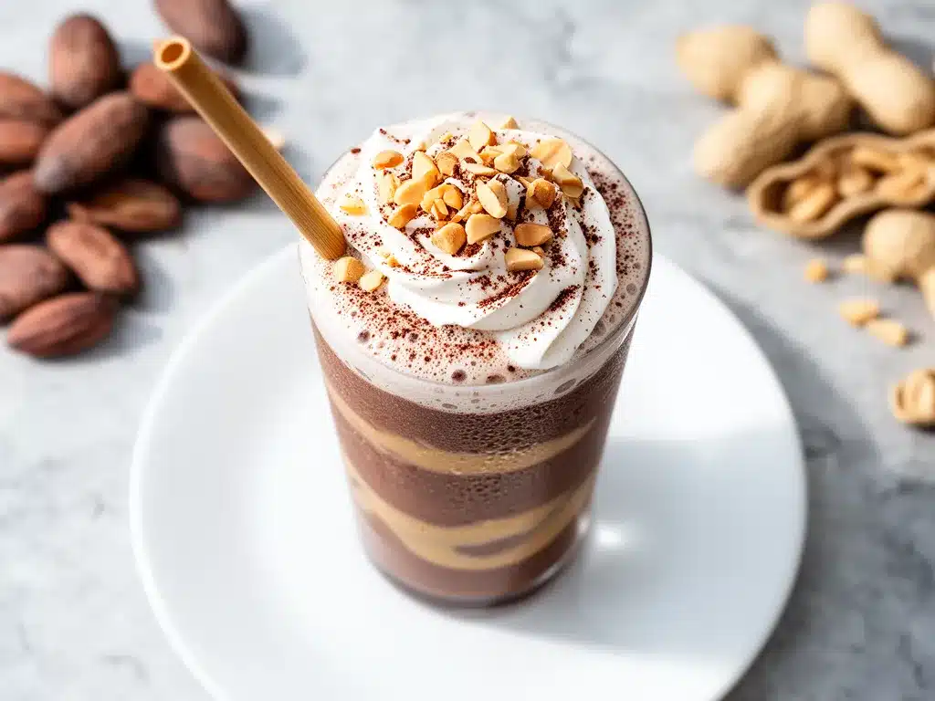Creamy Chocolate Peanut Butter Protein Shake Recipe Easy and Perfect for Busy Weeknights 4 creamy chocolate peanut butter protein shake preparation steps