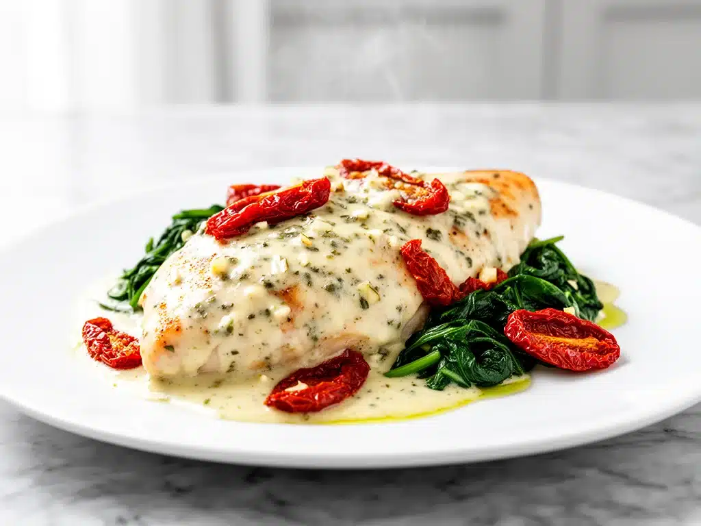 Home 6 Creamy Tuscan Garlic Chicken - featured image