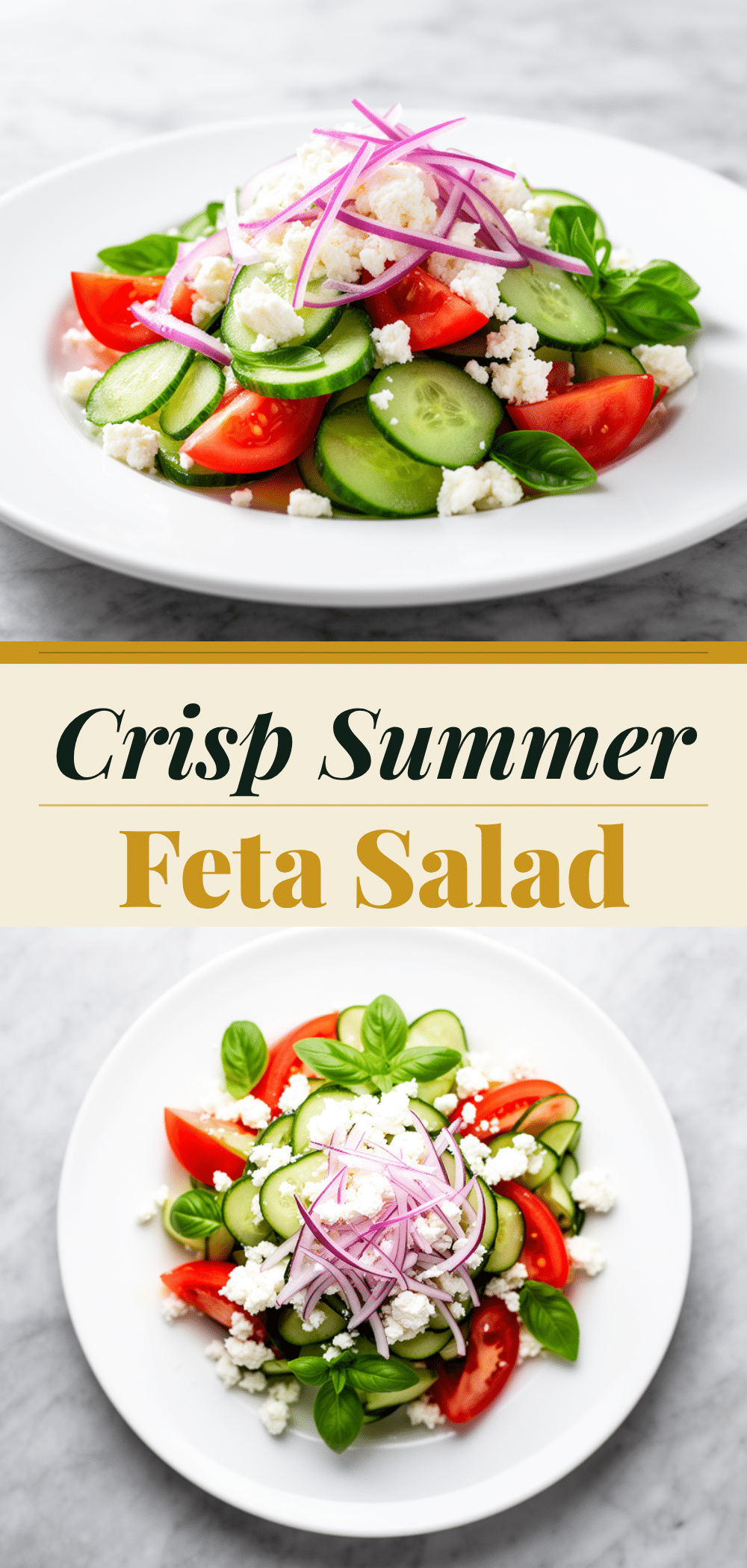 Crisp Cucumber Tomato Feta Salad: 5-Min Quick Weeknight Meal 5 crisp cucumber tomato feta salad recipe
