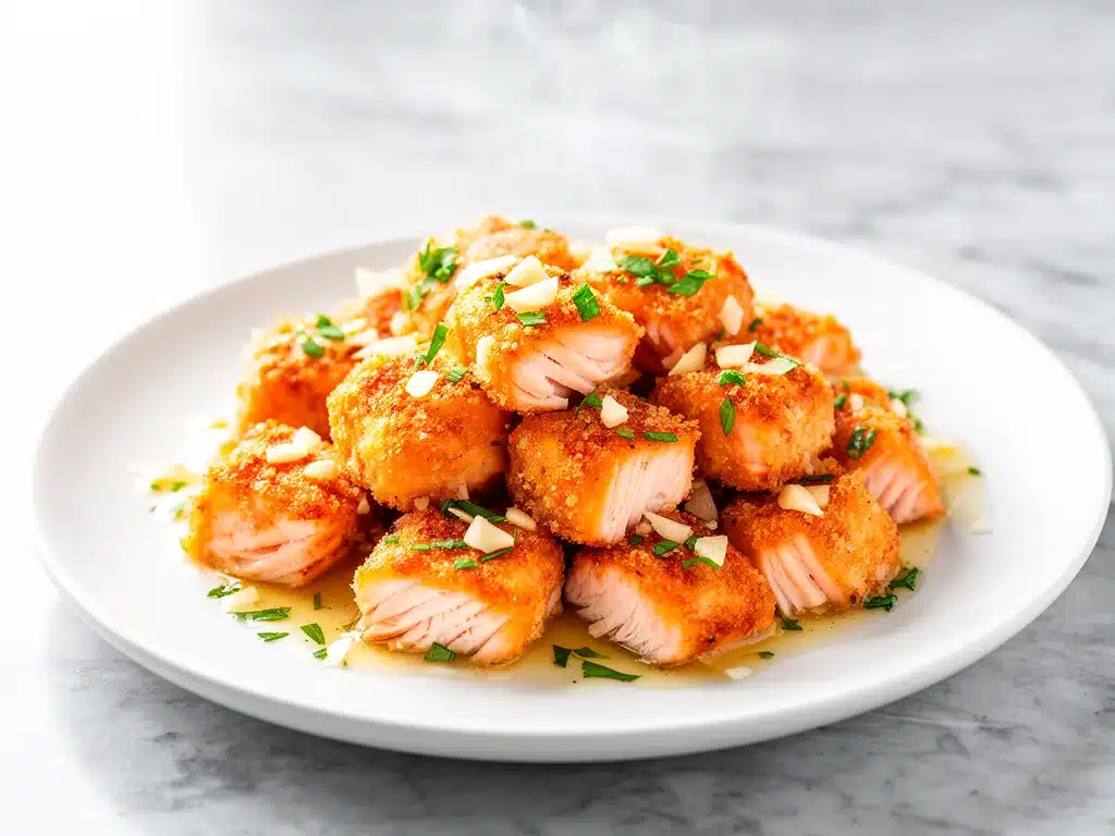 Crispy Air Fryer Salmon Bites - featured image