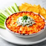 crispy buffalo chicken dip - featured image