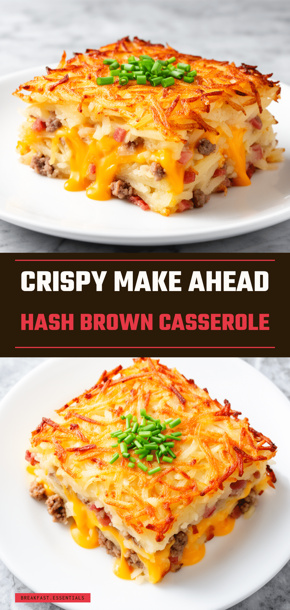 Crispy Hash Brown Breakfast Casserole: 3-Ingredient Easy Weeknight Dinner 5 crispy hash brown breakfast casserole recipe