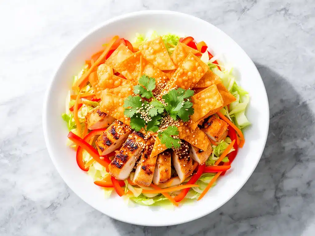 Crunchy Asian Sesame Chicken Salad: 15-Min Weeknight Meal 4 Crunchy Asian Sesame Chicken Salad preparation steps