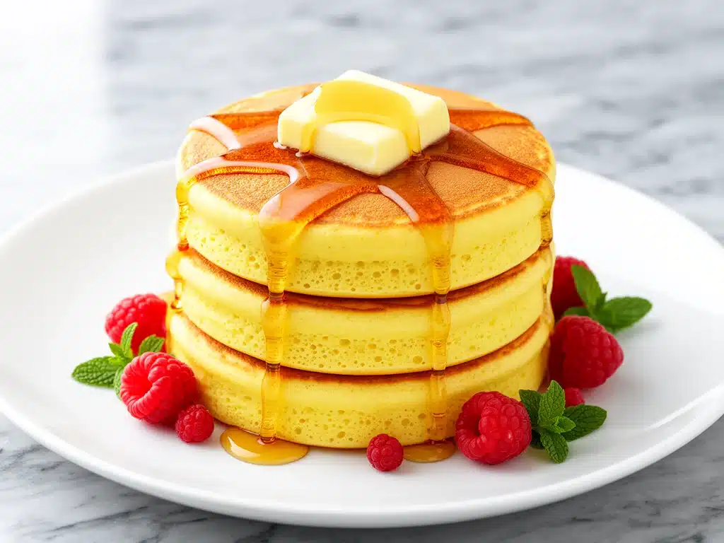 fluffy buttermilk pancakes - featured image