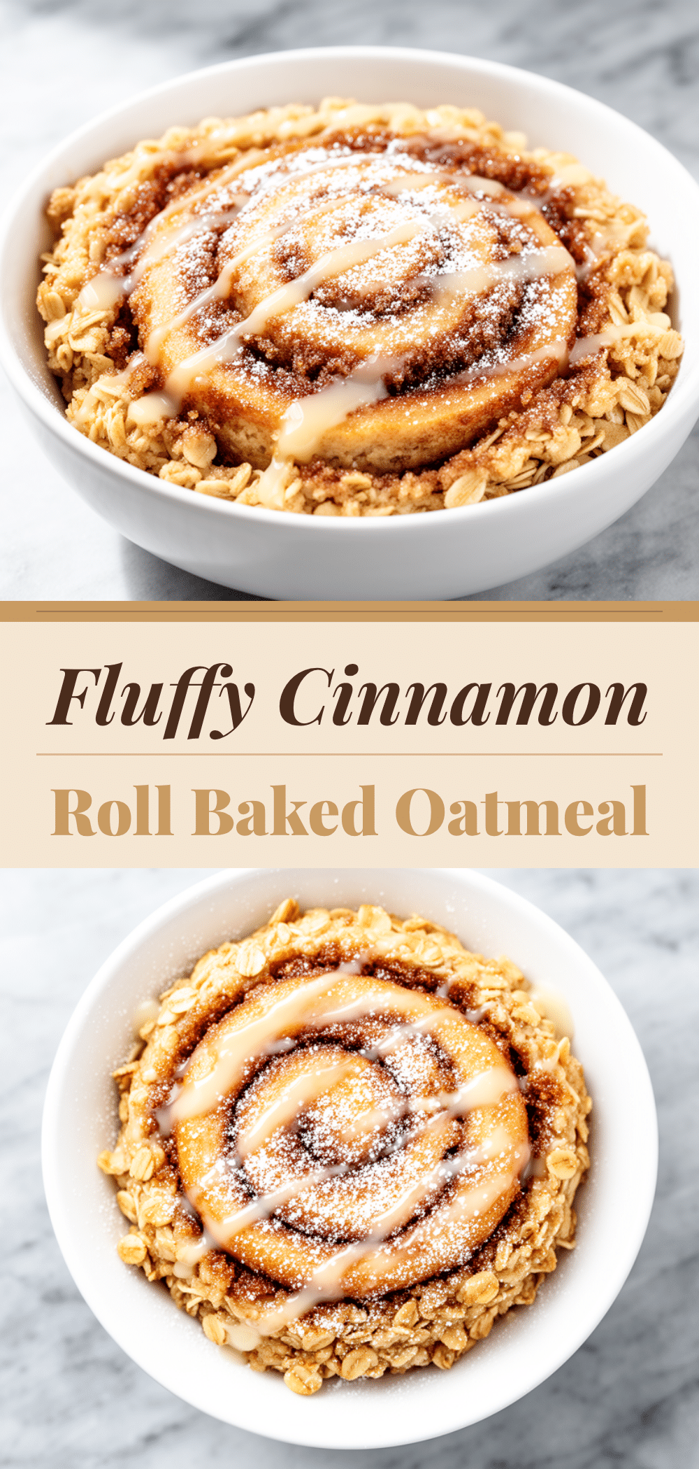 Fluffy Cinnamon Roll Baked Oatmeal: Best Make Ahead Breakfast 5 fluffy cinnamon roll baked oatmeal recipe
