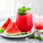 fresh watermelon mint agua fresca - featured image