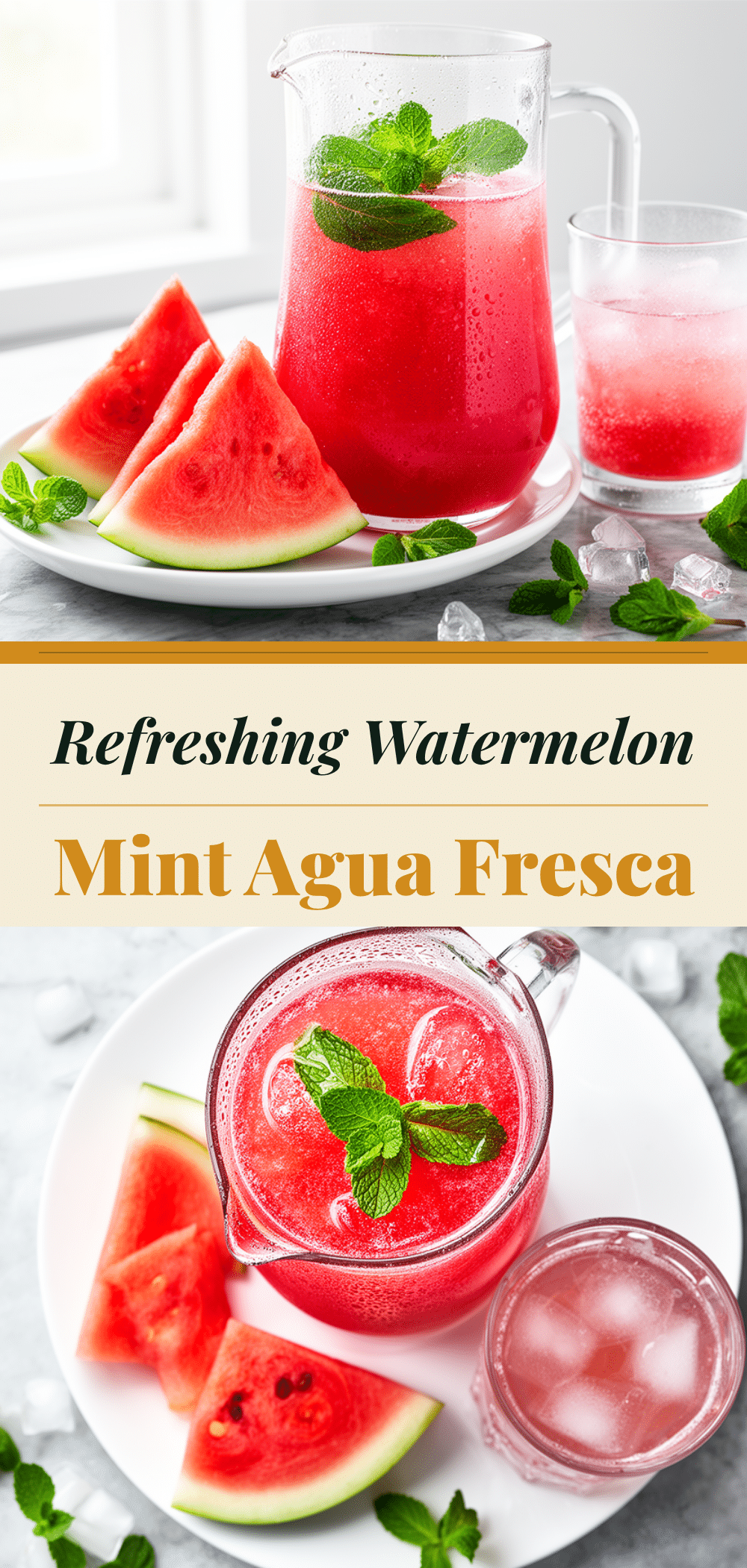 Fresh Watermelon Mint Agua Fresca Recipe Easy Refreshing Summer Drink 5 fresh watermelon mint agua fresca recipe