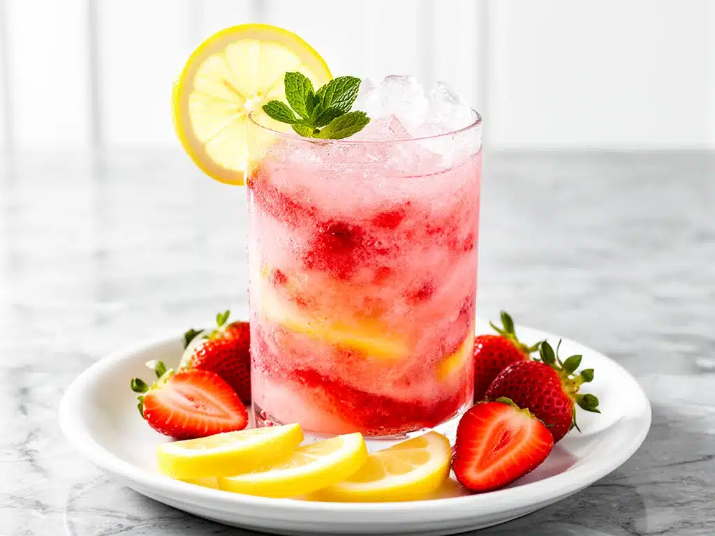 frozen strawberry lemonade recipe - featured image