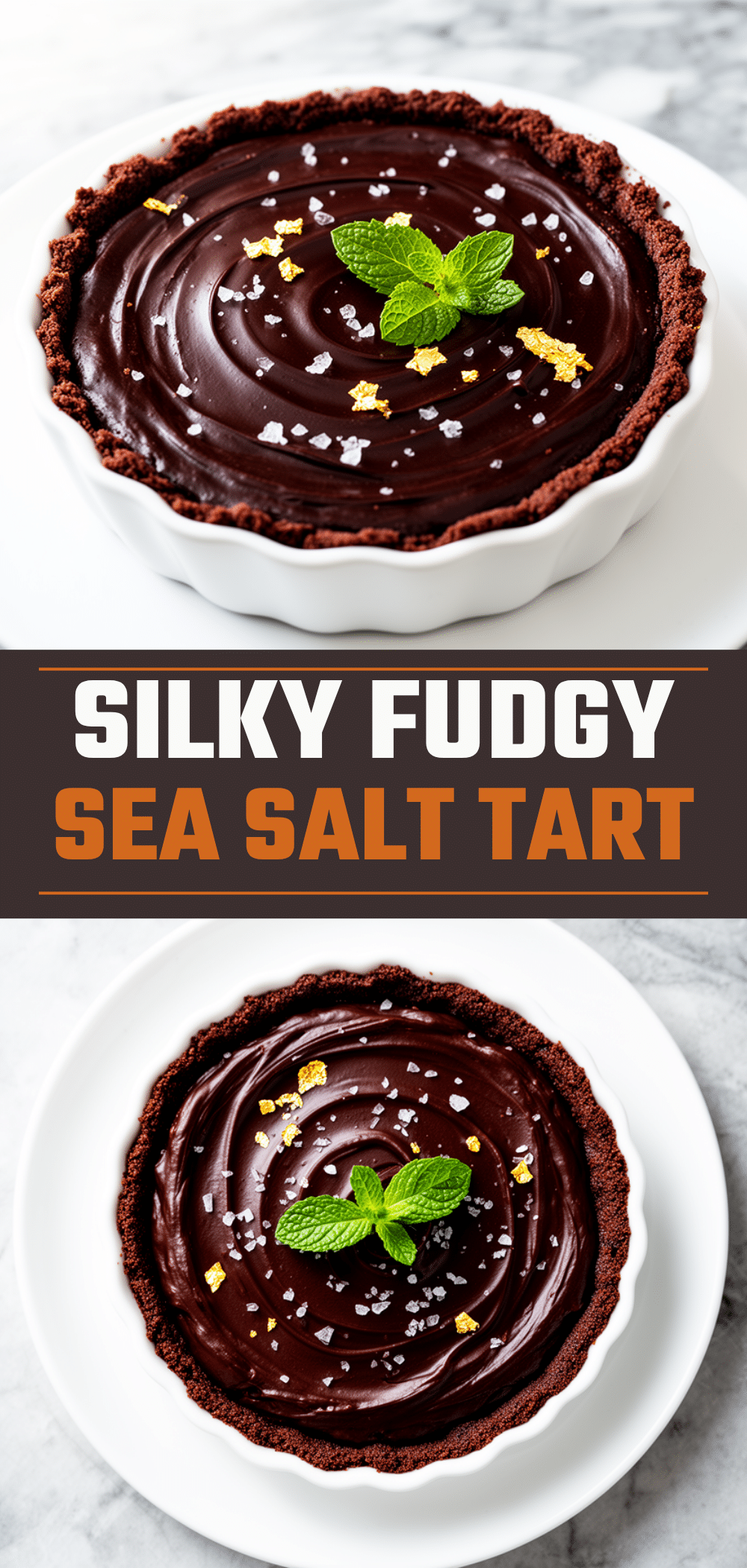 Fudgy Sea Salt Chocolate Tart Recipe Easy No-Bake Dessert Perfect for Beginners 5 fudgy sea salt chocolate tart recipe