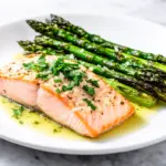 garlic butter salmon - featured image