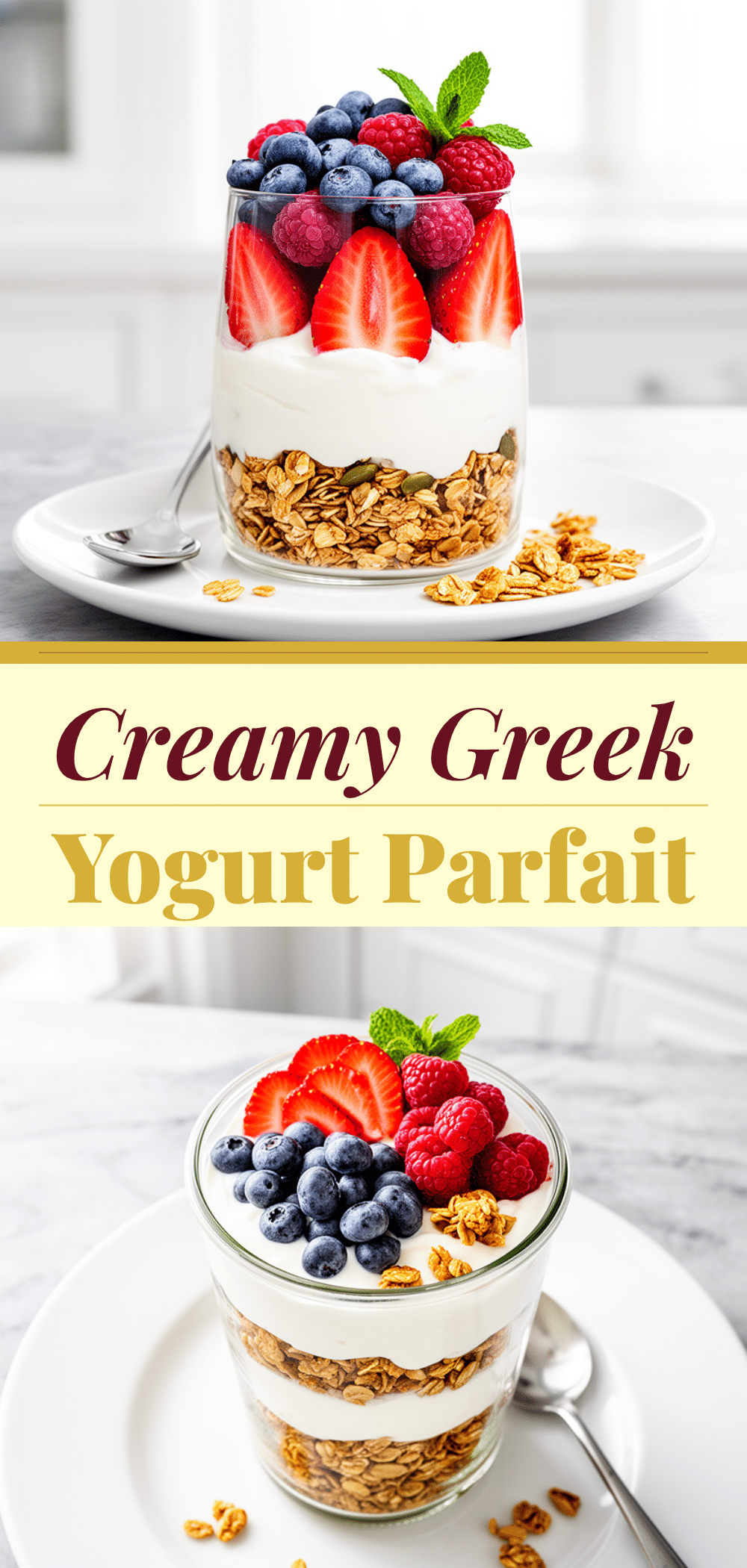 Greek Yogurt Berry Breakfast Parfait: 5-Minute Healthy Recipe 5 Greek Yogurt Berry Breakfast Parfait recipe