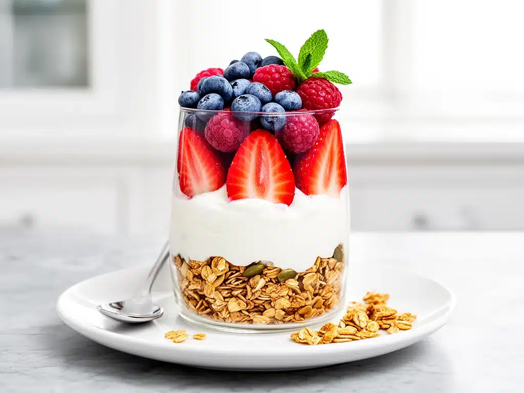 Greek Yogurt Berry Breakfast Parfait - featured image