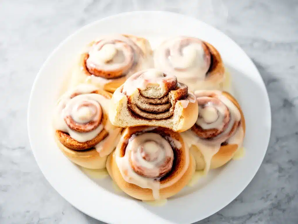 Homemade Cinnamon Rolls with Cream Cheese Glaze Easy Recipe Your Family Will Crave 4 homemade cinnamon rolls with cream cheese glaze preparation steps