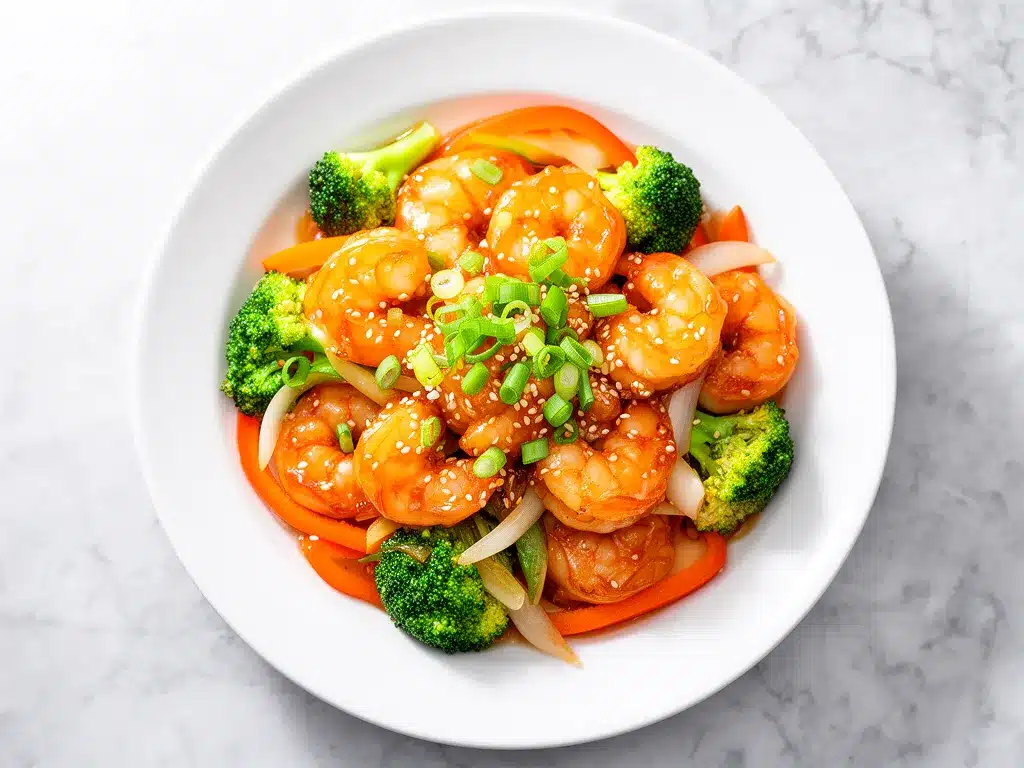 Honey Garlic Shrimp Stir Fry: Quick & Easy Weeknight Dinner 4 honey garlic shrimp stir fry preparation steps