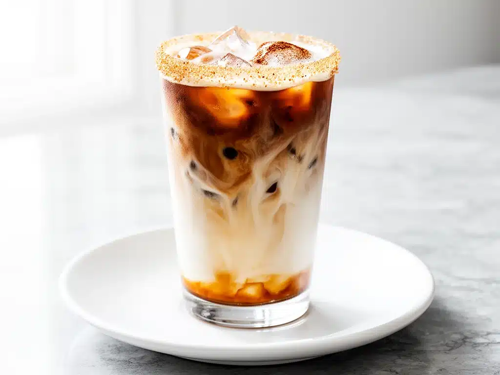 iced brown sugar oat milk shaken espresso - featured image