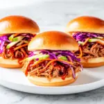 Labor Day BBQ pulled pork sliders - featured image