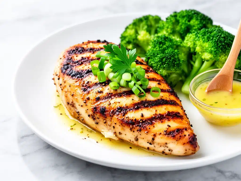 lemon pepper grilled chicken - featured image