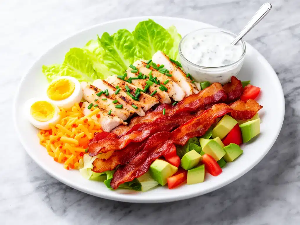 loaded cobb salad - featured image