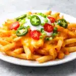 loaded nacho cheese fries - featured image