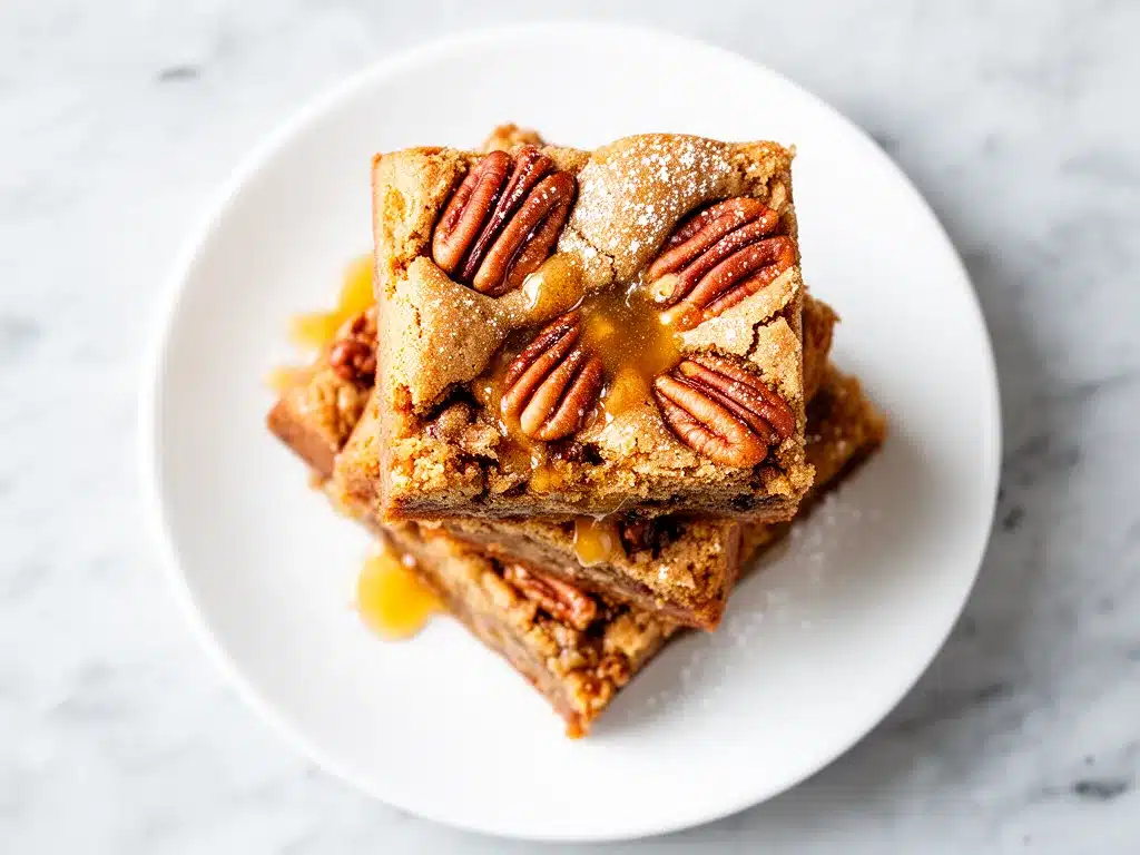Maple Pecan Blondies with Brown Butter Recipe Easy Homemade Treat Everyone Loves 4 Maple Pecan Blondies preparation steps