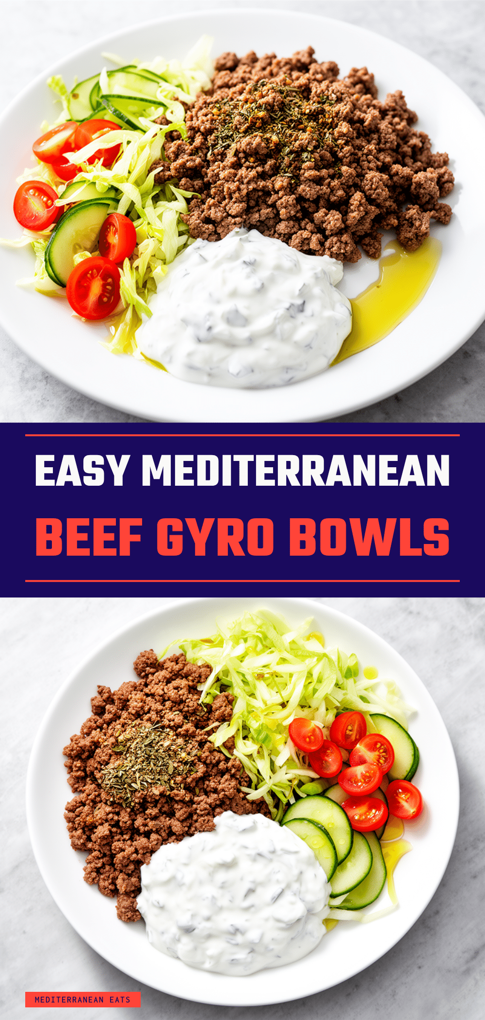Mediterranean Ground Beef Gyro Bowl: Quick Weeknight Dinner 5 Mediterranean Ground Beef Gyro Bowl recipe