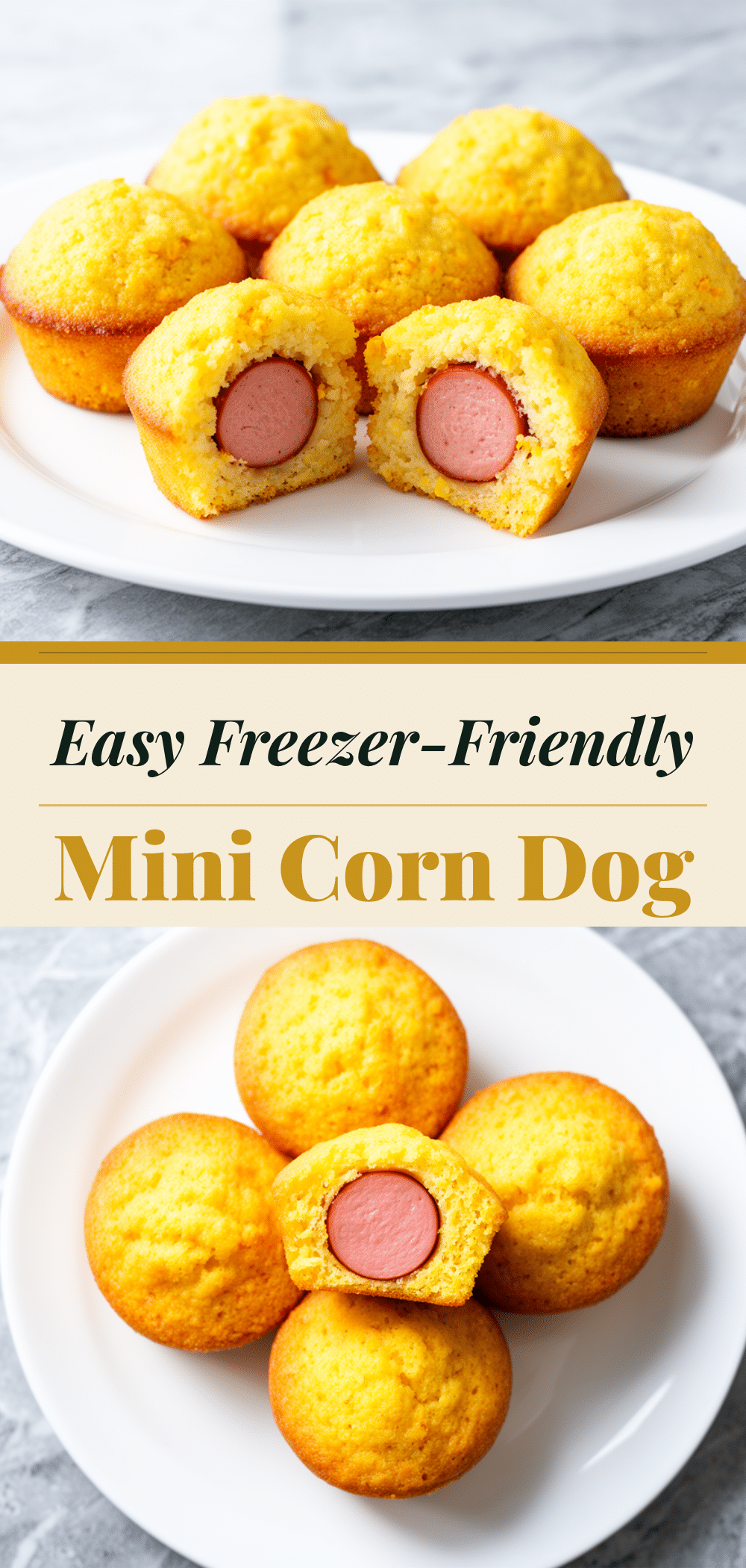 Back to School Mini Corn Dog Muffins Easy Recipe for Busy Weeknights 5 mini corn dog muffins recipe