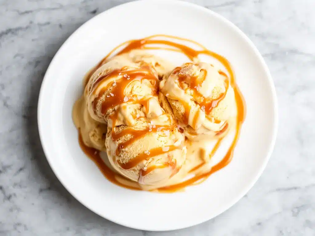 No Churn Salted Caramel Ice Cream Recipe Easy Homemade Treat to Make on Repeat 4 no churn salted caramel ice cream preparation steps