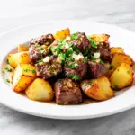 One Pan Garlic Butter Steak Bites - featured image