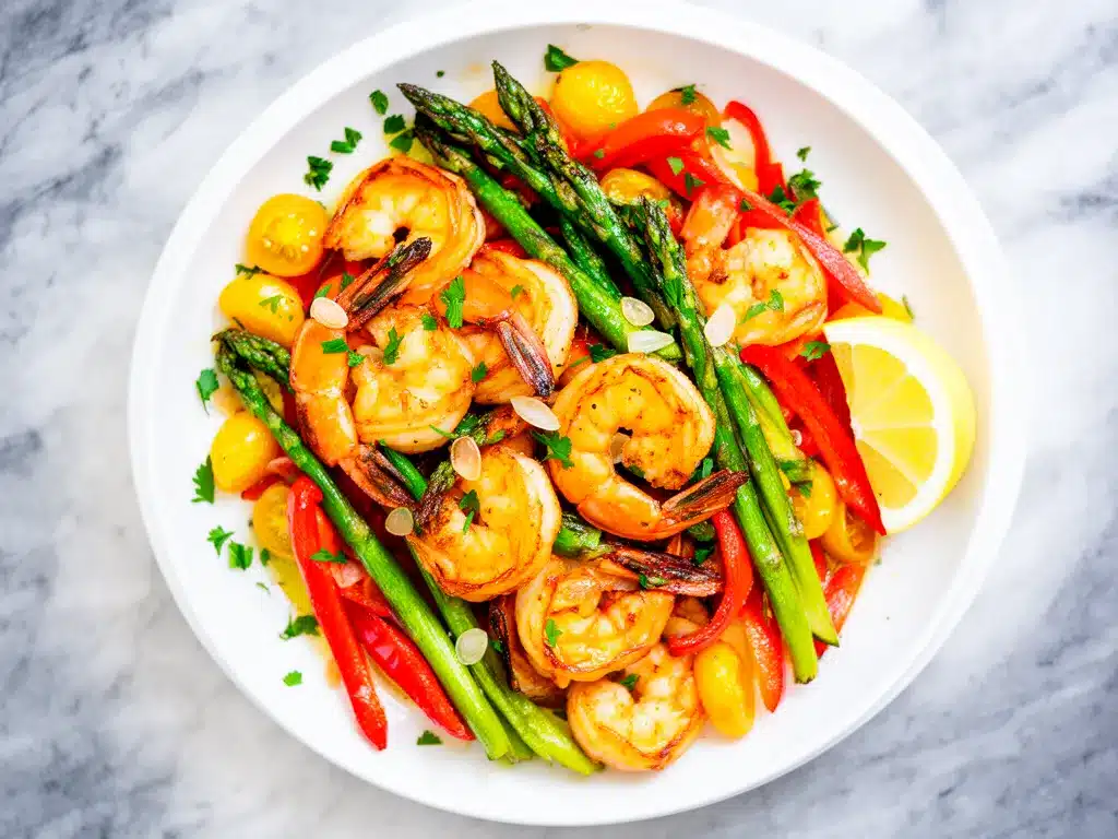 Sheet Pan Lemon Garlic Shrimp: 15-Min Easy Weeknight Dinner 4 Sheet Pan Lemon Garlic Shrimp preparation steps