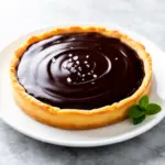 silky chocolate ganache tart - featured image