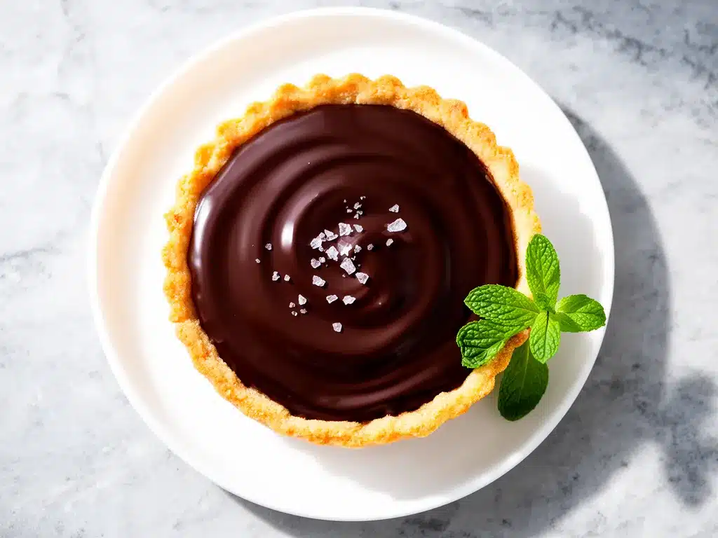 Silky Chocolate Ganache Tart Recipe Perfect for Easy Homemade Desserts 4 silky chocolate ganache tart preparation steps