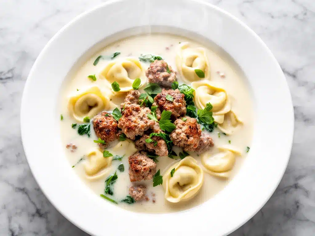 Slow Cooker Creamy Tortellini Soup: Easy Cozy Weeknights 4 slow cooker creamy tortellini soup preparation steps