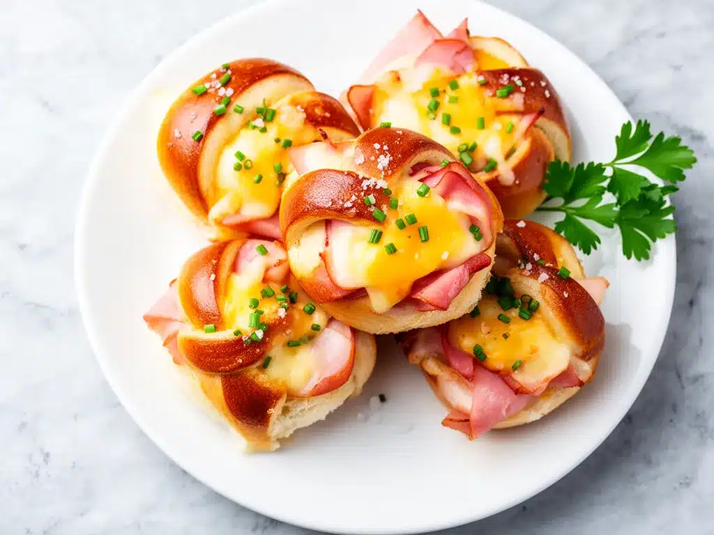 Soft Baked Ham Cheese Pretzel Bites Easy Recipe for Busy Weeknights 4 soft baked ham cheese pretzel bites preparation steps