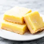 soft lemon bars recipe - featured image