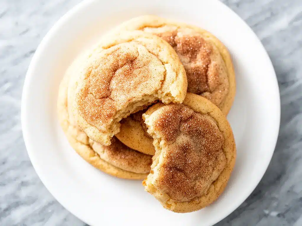 Soft Snickerdoodle Cookies Recipe Easy Cinnamon Sugar Crackle Tops to Make on Repeat 4 soft snickerdoodle cookies preparation steps