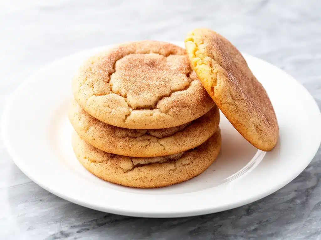 soft snickerdoodle cookies - featured image